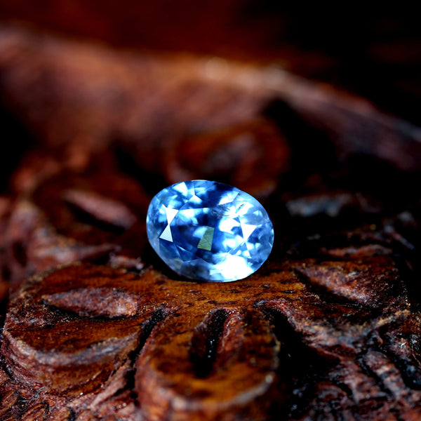 0.81ct Certified Natural Blue Sapphire