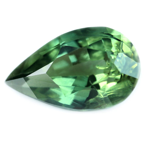 1.01ct Certified Natural Green Sapphire