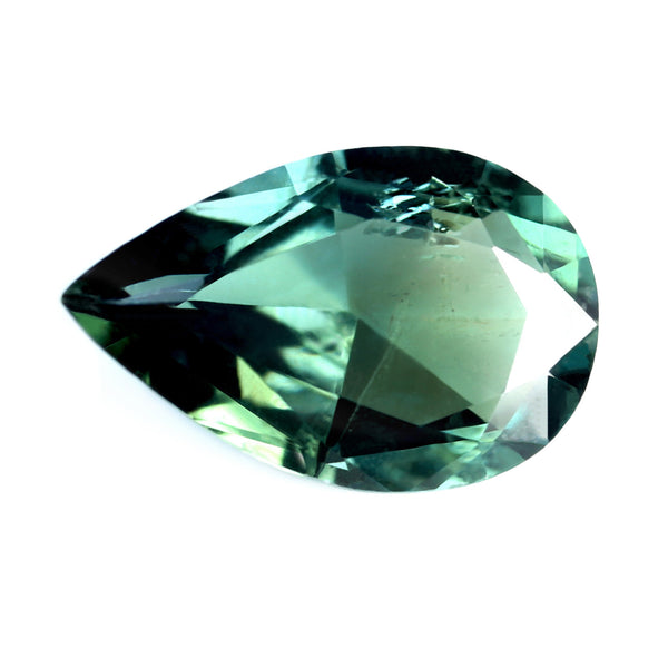 1.54ct Certified Natural Teal Sapphire