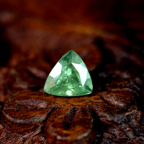 1.22ct Certified Natural Green Sapphire