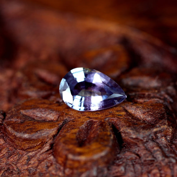 0.79ct Certified Natural Lavender Sapphire