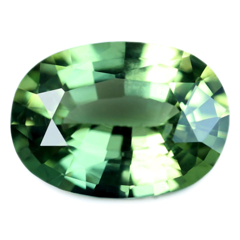 0.73ct Certified Natural Green Sapphire