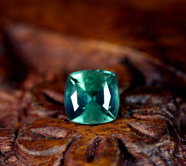 1.54ct Certified Natural Teal Sapphire