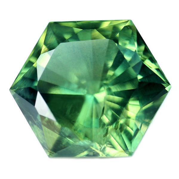 1.42ct Certified Natural Green Sapphire