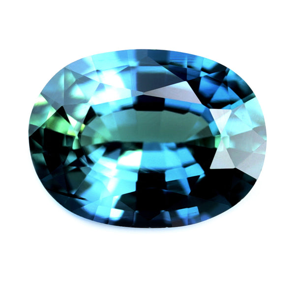 0.53ct Certified Natural Teal Sapphire