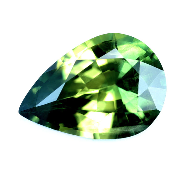 0.76ct Certified Natrual Green Sapphire