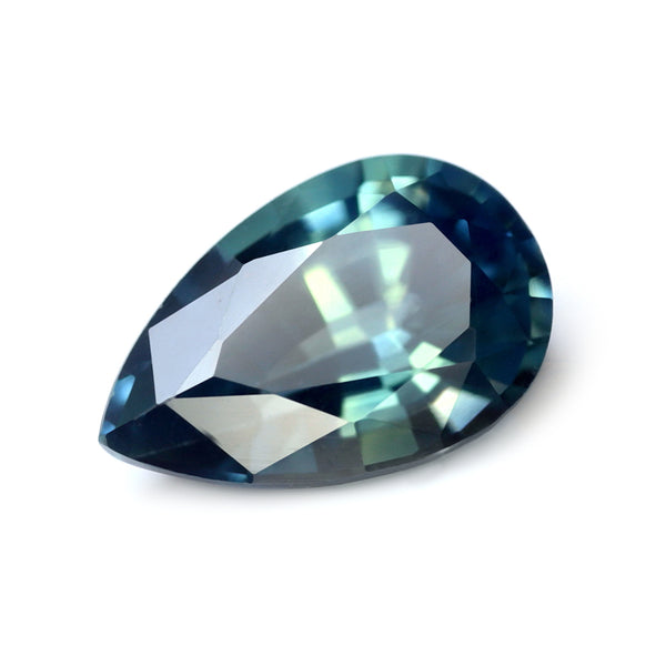 0.58ct Certified Natural Teal Sapphire