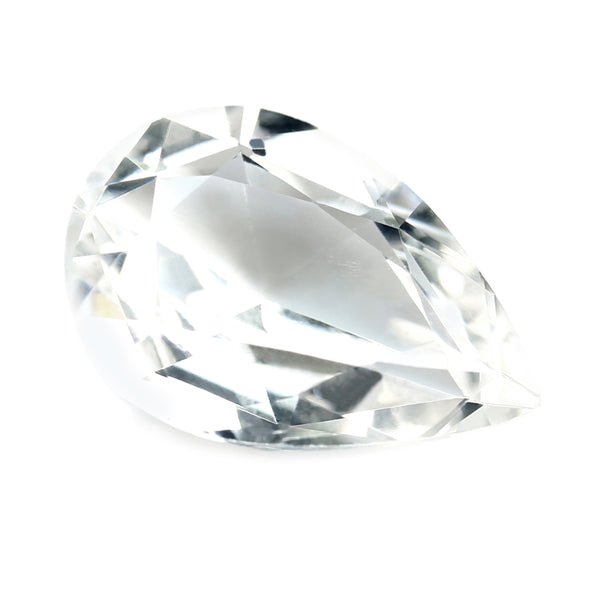 0.75ct Certified Natural White Sapphire