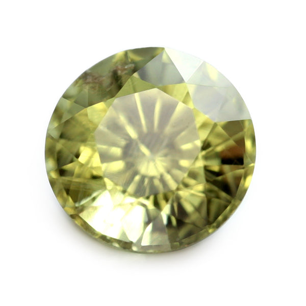 0.57ct Certified Natural Yellow Sapphire