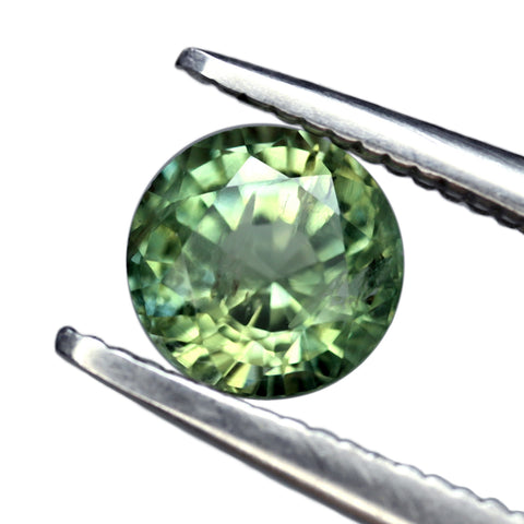 0.92ct Certified Natural Green Sapphire