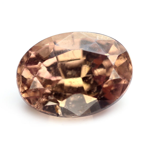 0.73ct Certified Natural Champagne Sapphire
