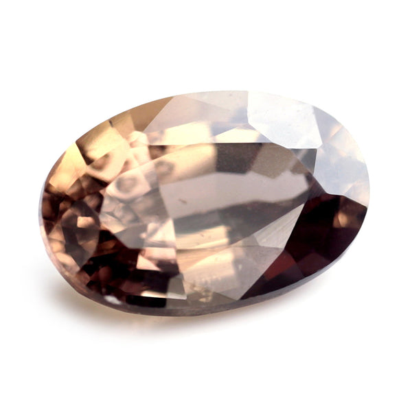 0.73ct Certified Natural Champagne Sapphire