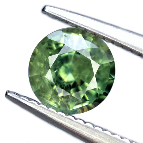 0.69ct Certified Natural Green Sapphire