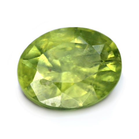 0.85ct Certified Natural Green Sapphire