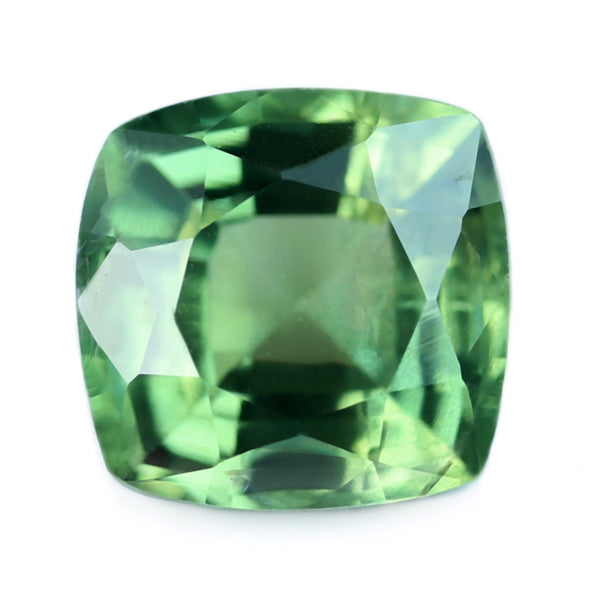 0.80ct Certified Natural Green Sapphire