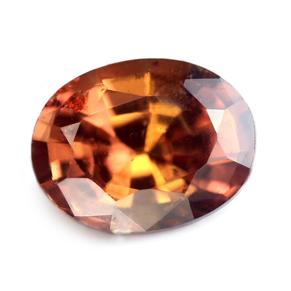 0.76ct Certified Natural Orange Sapphire