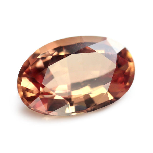 0.53ct Certified Natural Peach Sapphire