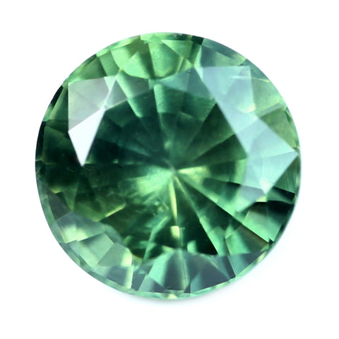 0.80ct Certified Natural Green Sapphire
