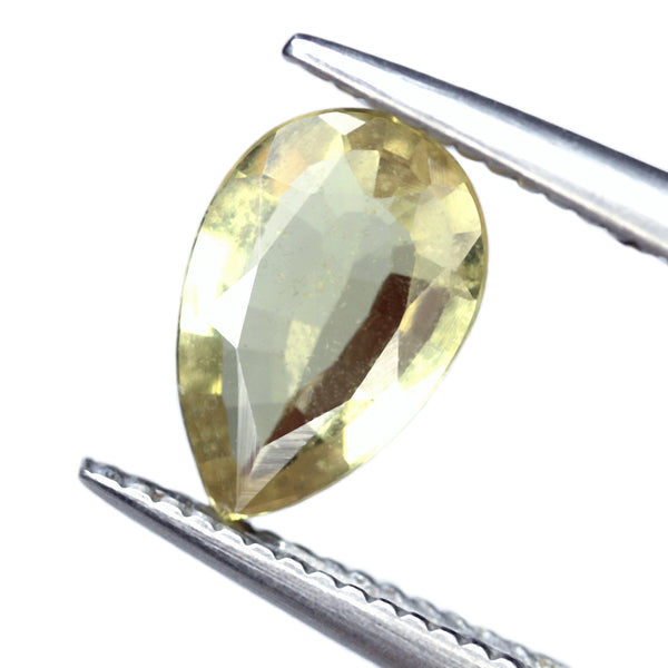 0.84ct Certified Natural Yellow Sapphire