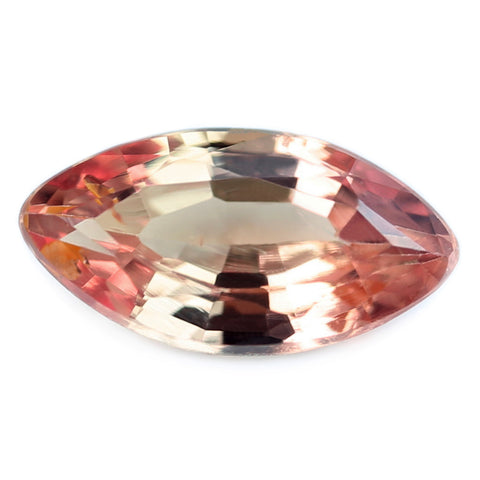6x3mm Certified Natural Peach Sapphire