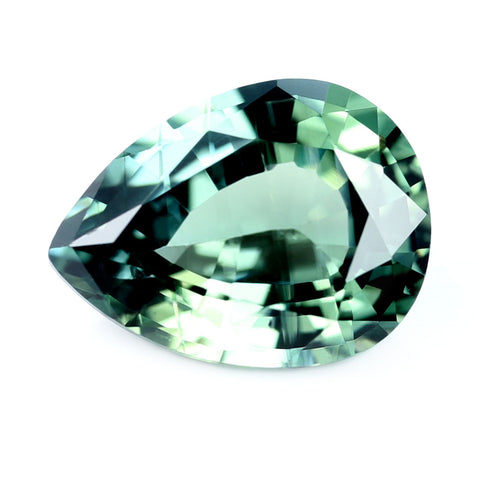 0.71ct Certified Natural Teal Sapphire
