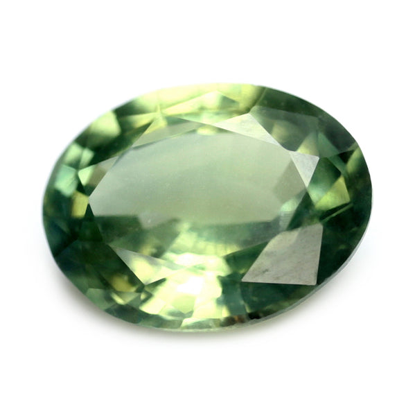 0.51ct Certified Natural Green Sapphire