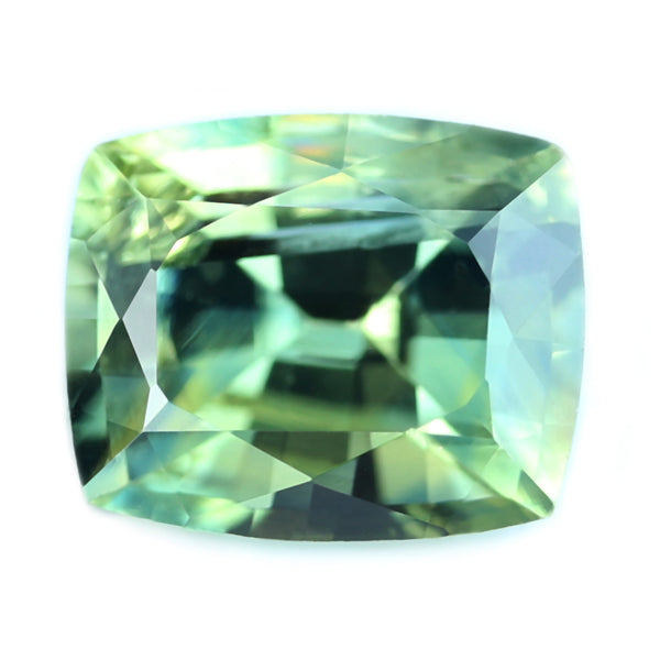 0.63ct Certified Natural Green Sapphire