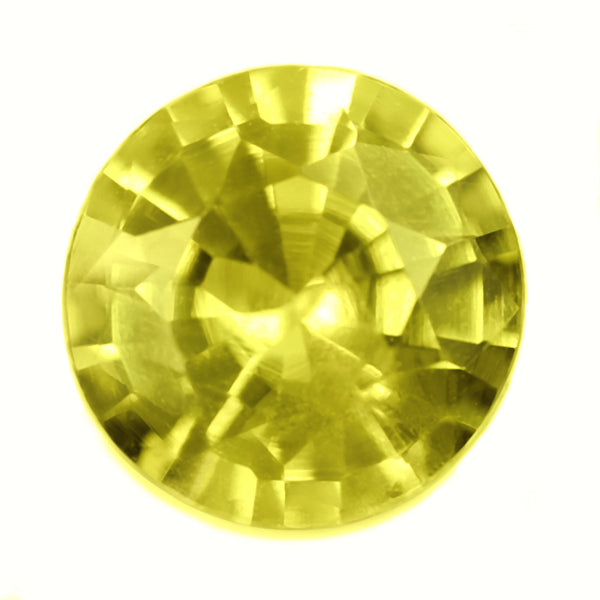 0.56ct Certified Natural Yellow Sapphire
