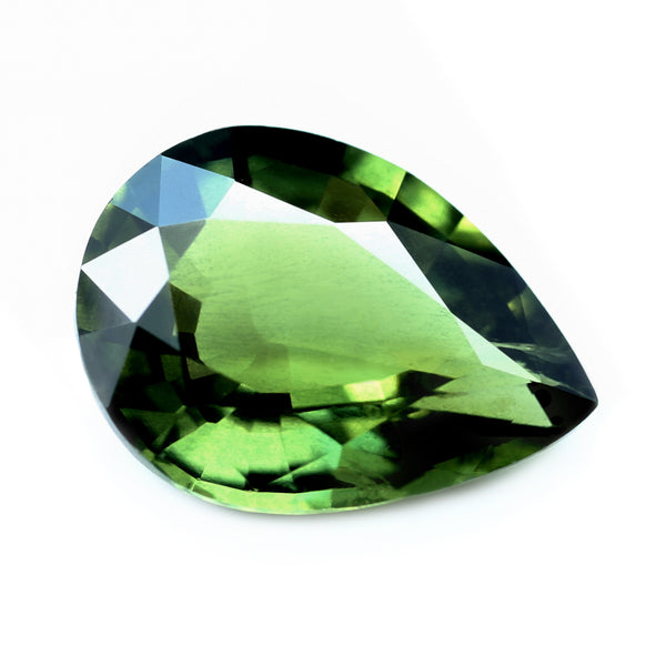 1.12ct Certified Natural Green Sapphire