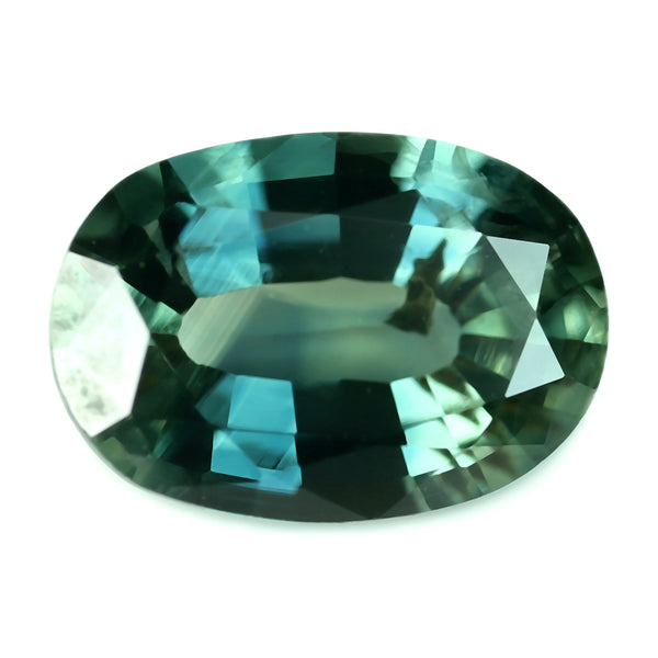 0.78ct Certified Natural Teal Sapphire