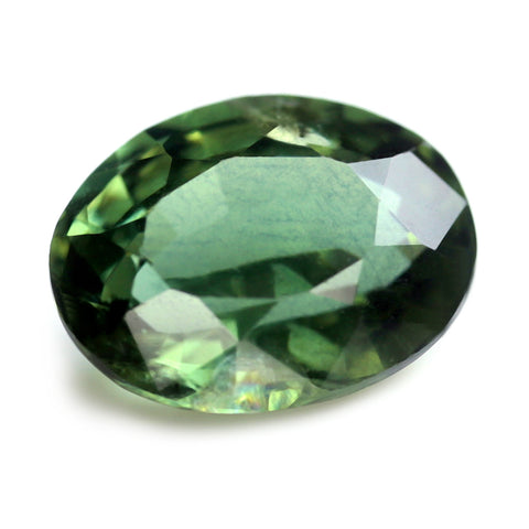 1.06ct Certified Natural Green Sapphire