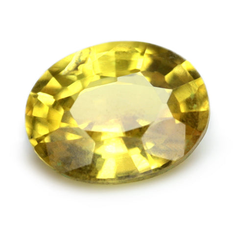 0.53ct Certified Natural Yellow Sapphire