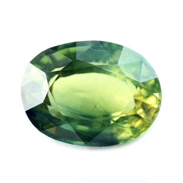 0.94ct Certified Natural Green Sapphire