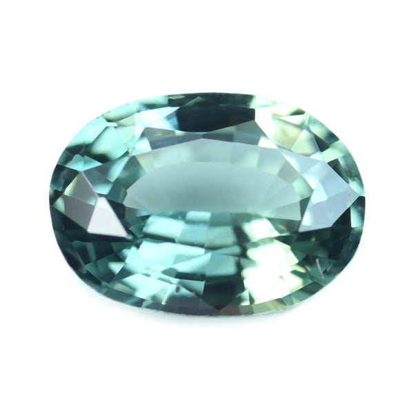0.77ct Certified Natural Teal Sapphire