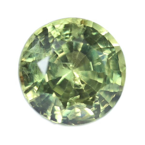 0.60ct Certified Natural Green Sapphire