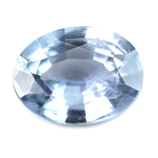 1.07ct Certified Natural Steel Blue Sapphire