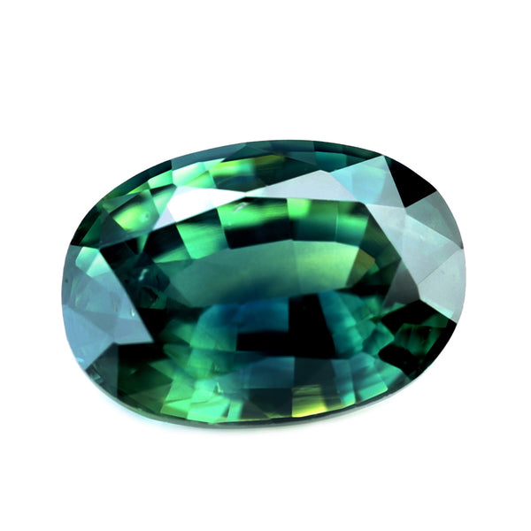 1.28ct Certified Natural Green Sapphire