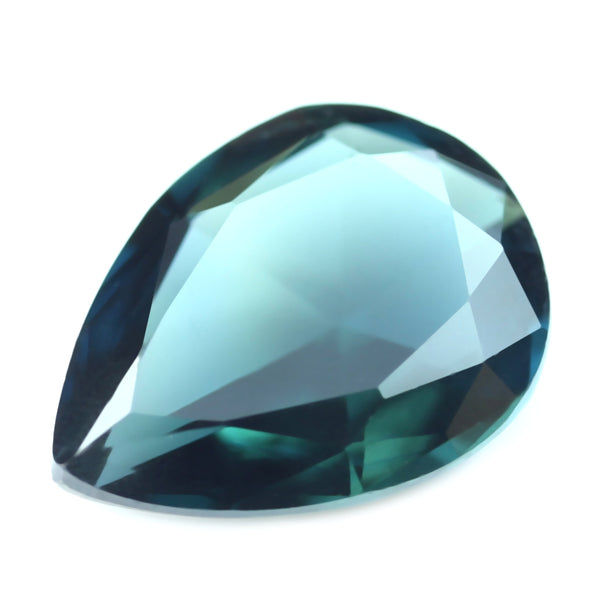 0.72ct Certified Natural Teal Sapphire