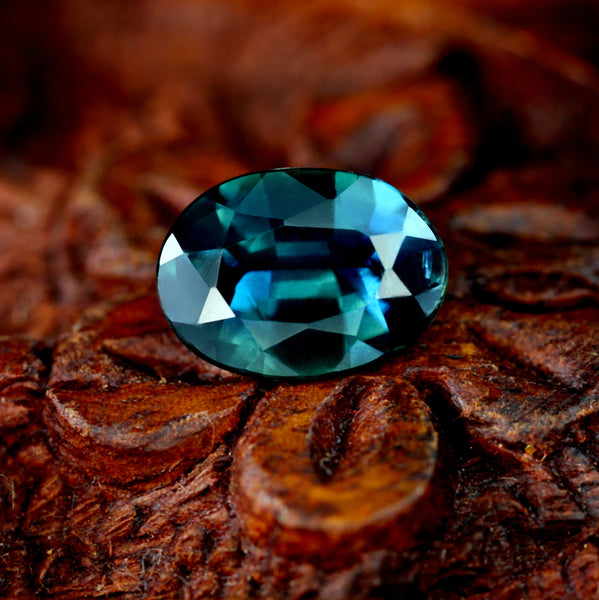 1.91ct Certified Natural Teal Sapphire