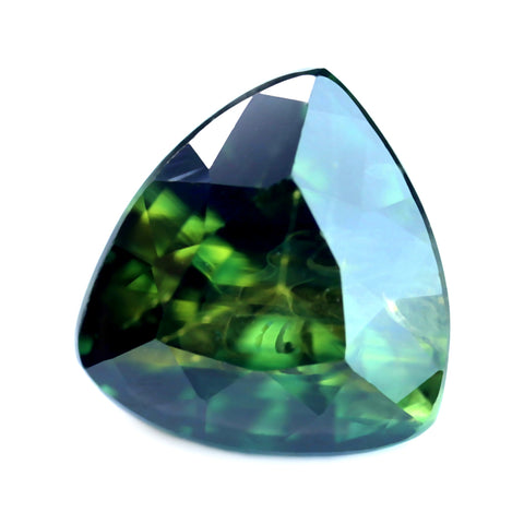 0.94ct Certified Natural Green Sapphire
