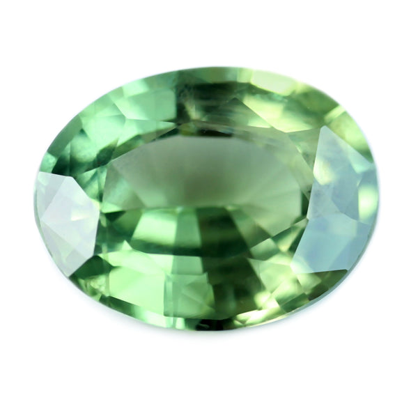 0.78ct Certified Natural Green Sapphire