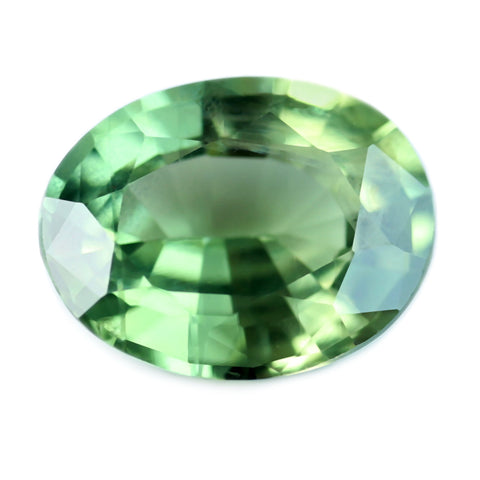 0.78ct Certified Natural Green Sapphire