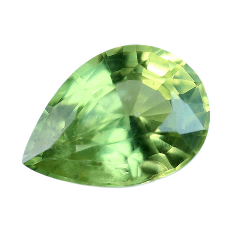 0.69ct Certified Natural Green Sapphire