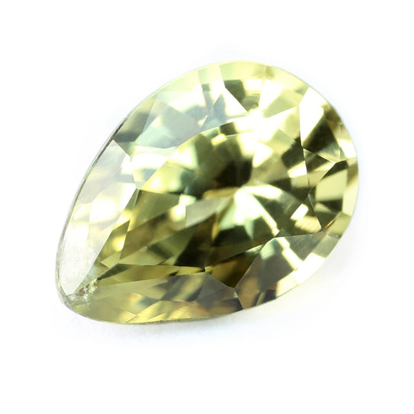 0.87ct Certified Natural Yellow Sapphire