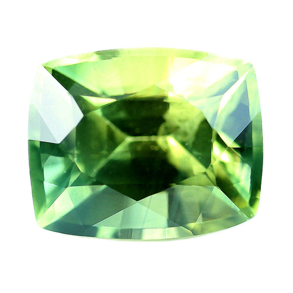 0.64ct Certified Natural Green Sapphire
