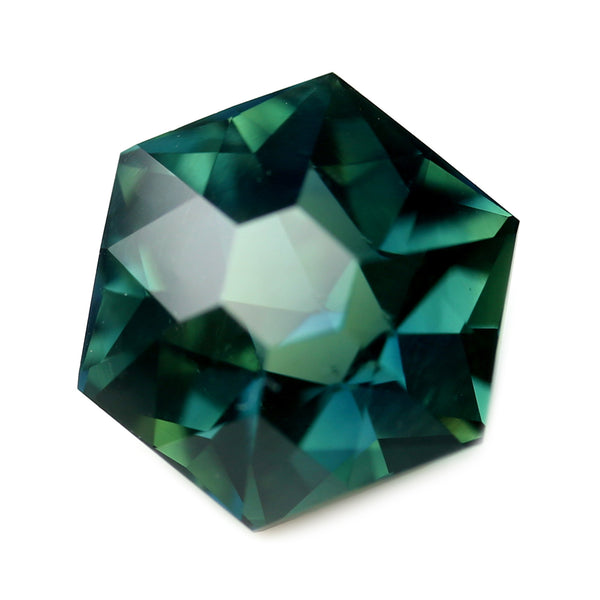 1.65ct Certified Natural Teal Sapphire