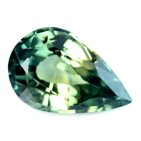 0.72ct Certified Natural Green Sapphire
