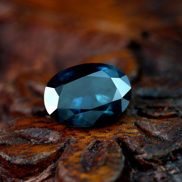 1.69cts Certified Natural Teal Sapphire