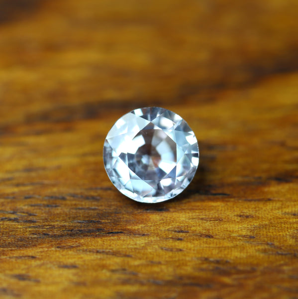 0.62ct Certified Natural White Sapphire