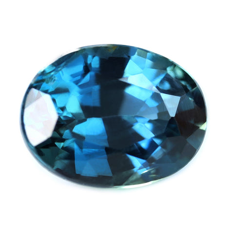 0.69ct Certified Natural Teal Sapphire